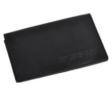 Кожаный футляр для визитных карт Nissan Business Card Case, Black